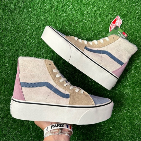 Vans Shoes - Vans Sk8 Hi Tapered Pastel Sherpa